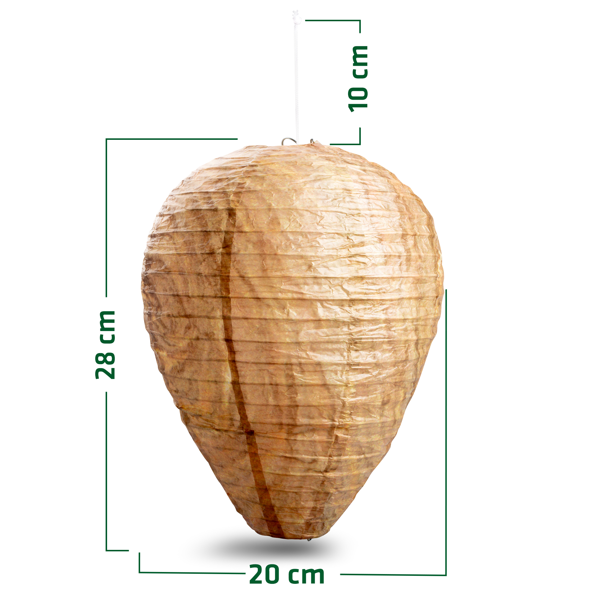 Nid de guêpe artificiel lot de 2