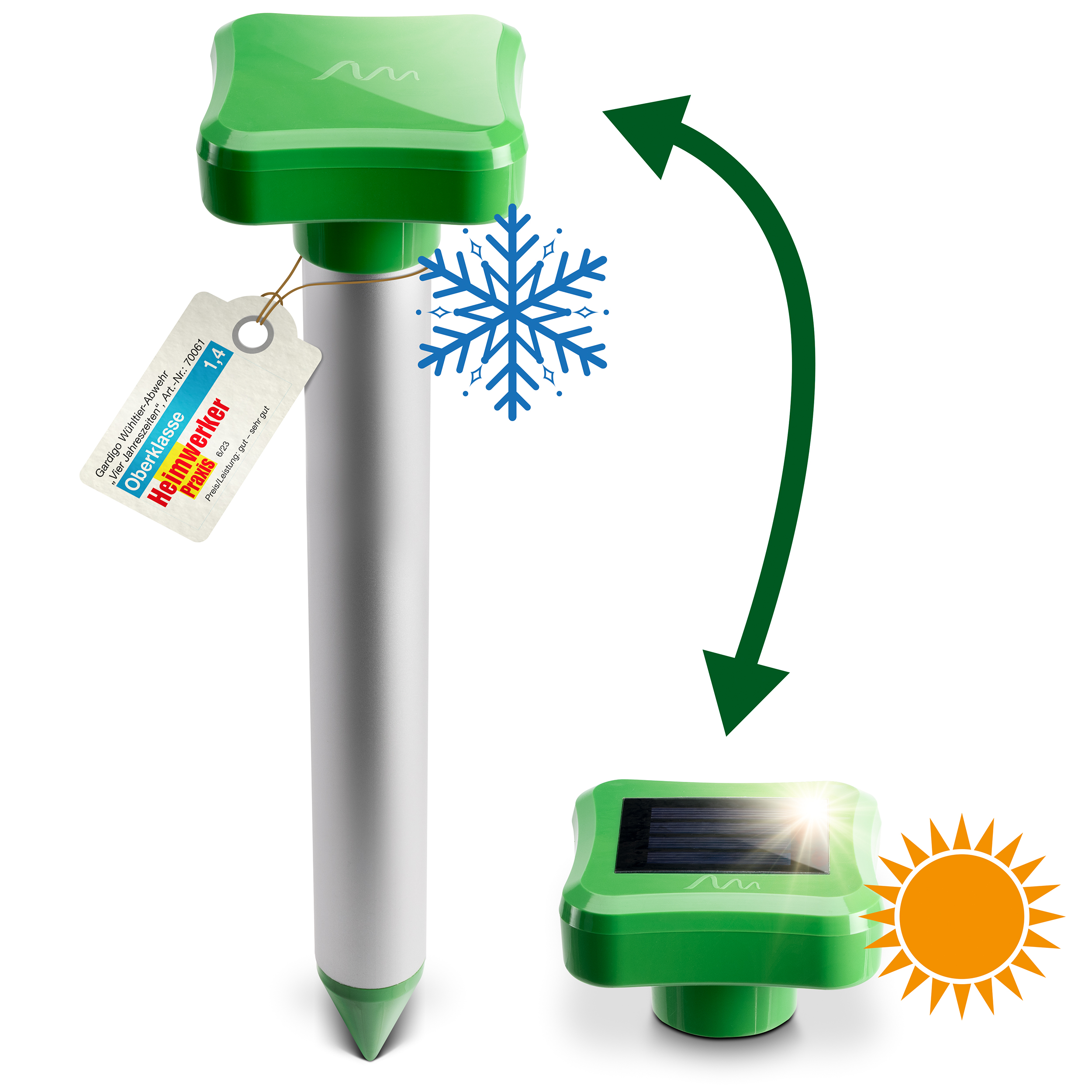 Répulsif contre les Taupes a Ultrason