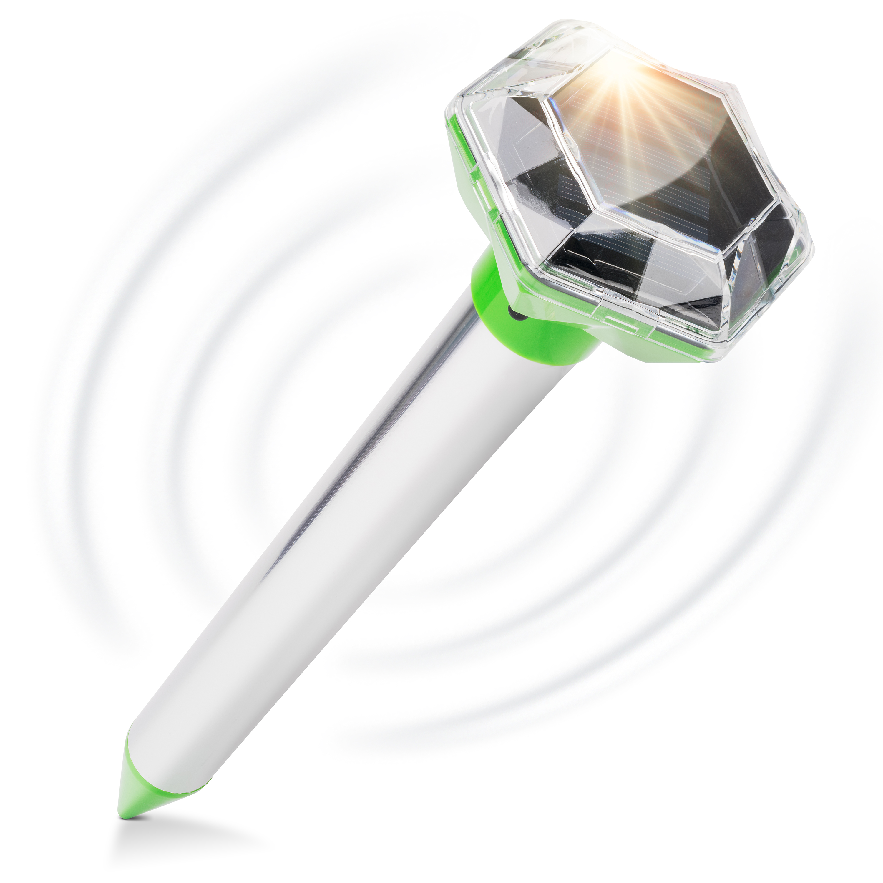 Répulsif solaire à vibrations anti-taupe