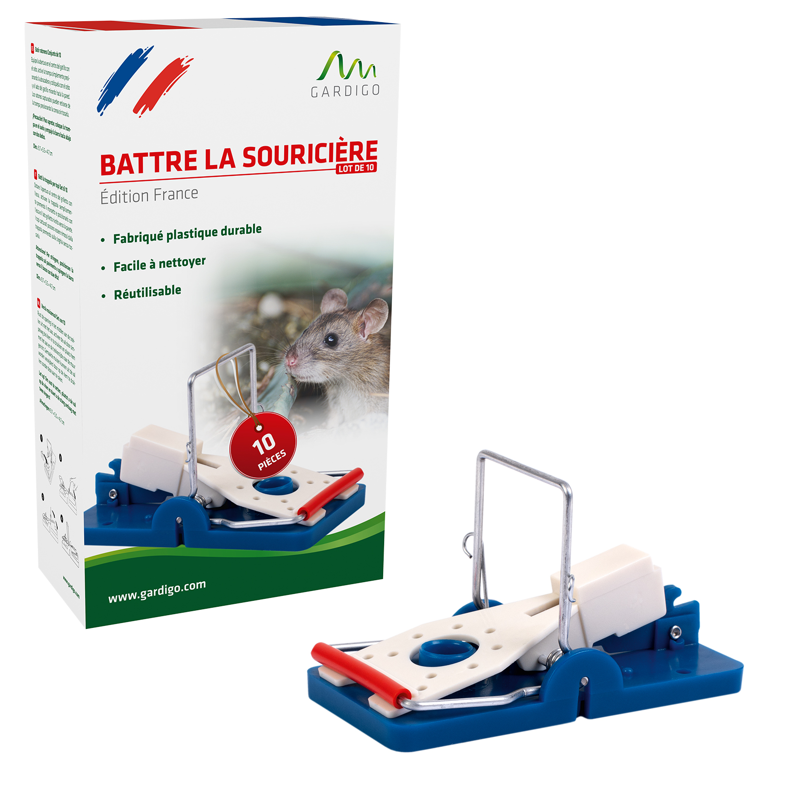 Im praktischen 10er-Set haben Sie genug Fallen zum Basteln oder zum Aufstellen.