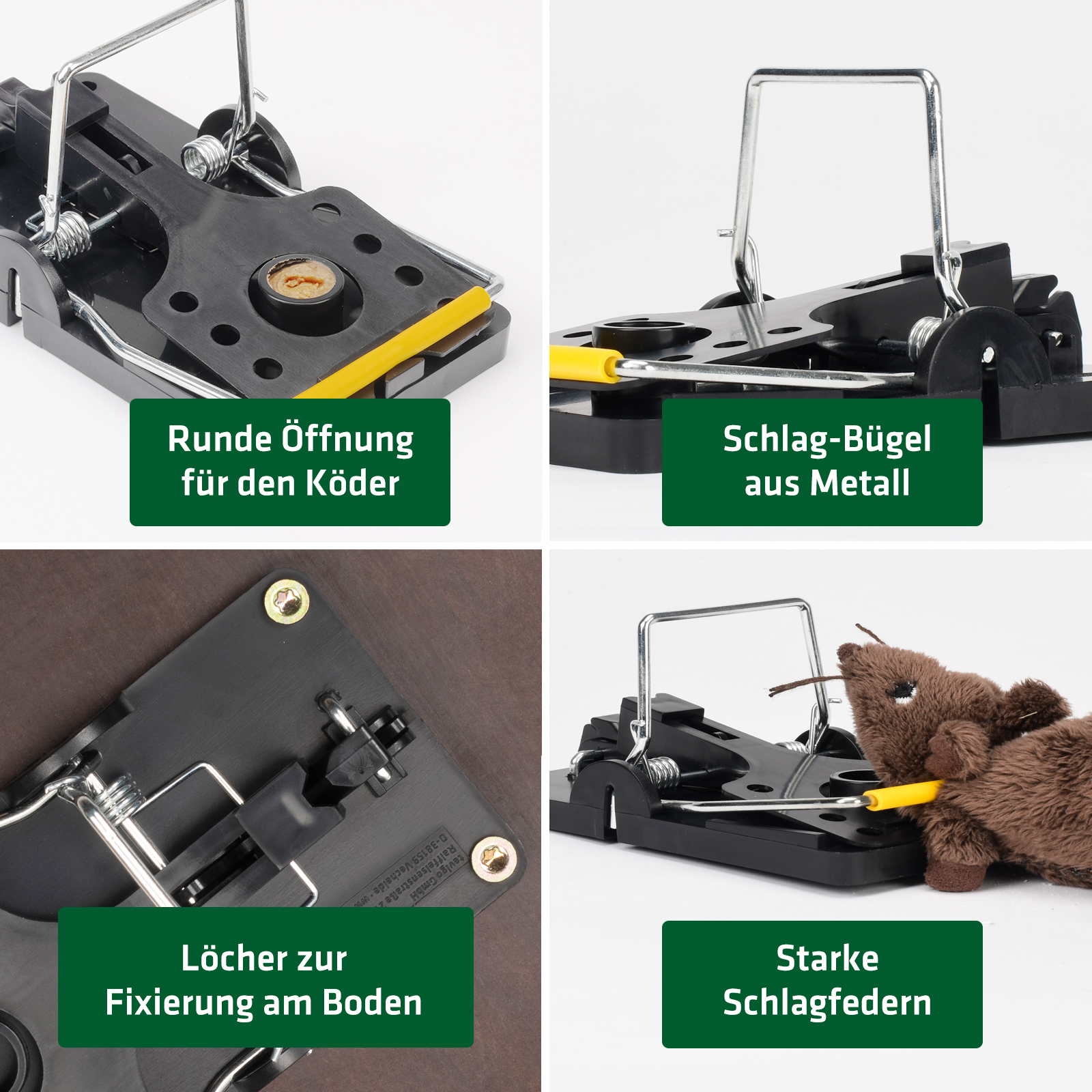 Piège à rat lot de 5