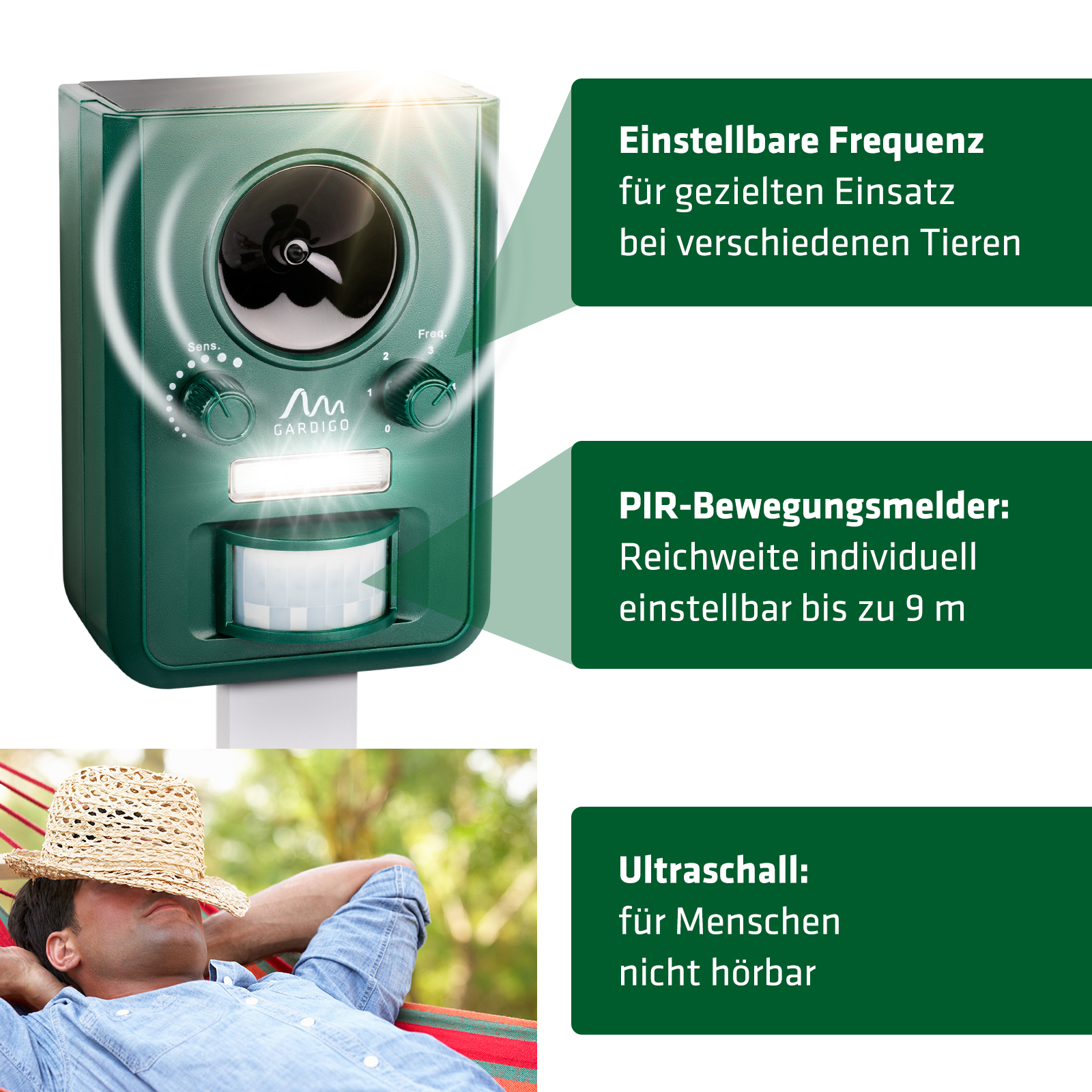 Mit diesem Gerät haben Sie ein weites Spektrum an Möglichkeiten.