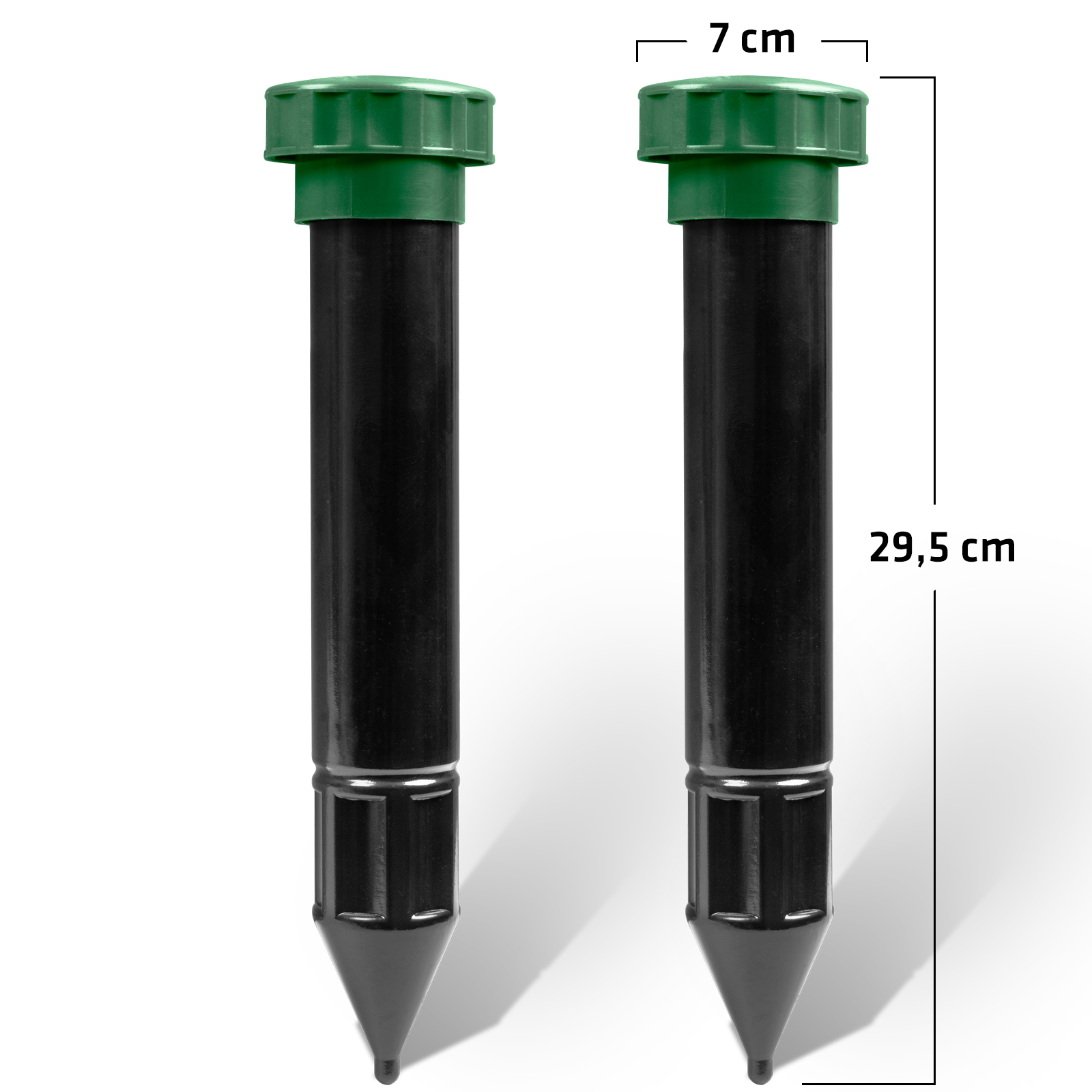 Die Maße der Maulwurfvertreiber von GARDIGO.