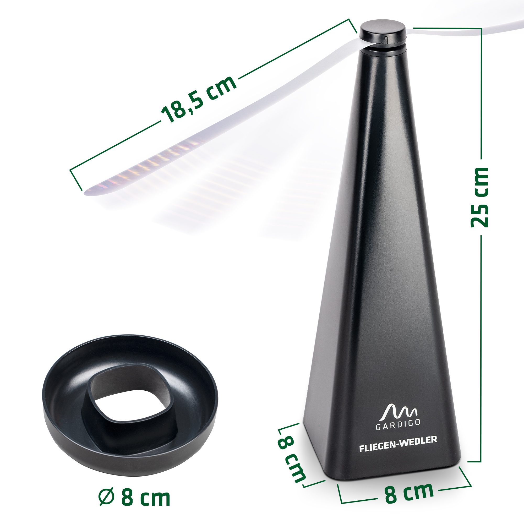 Répulsif à Pales Multi-Insectes avec Compartiment Anti-guêpes