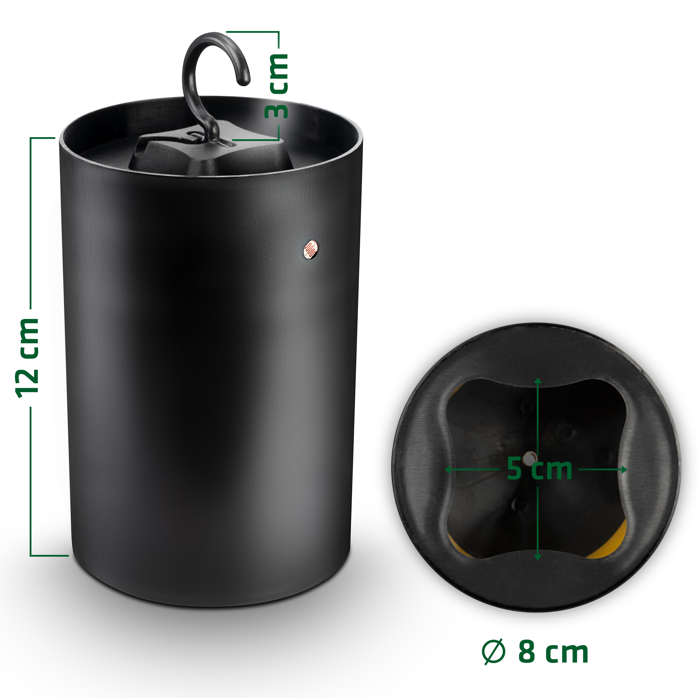 Die Abmessungen der Insekten-Klebefalle
