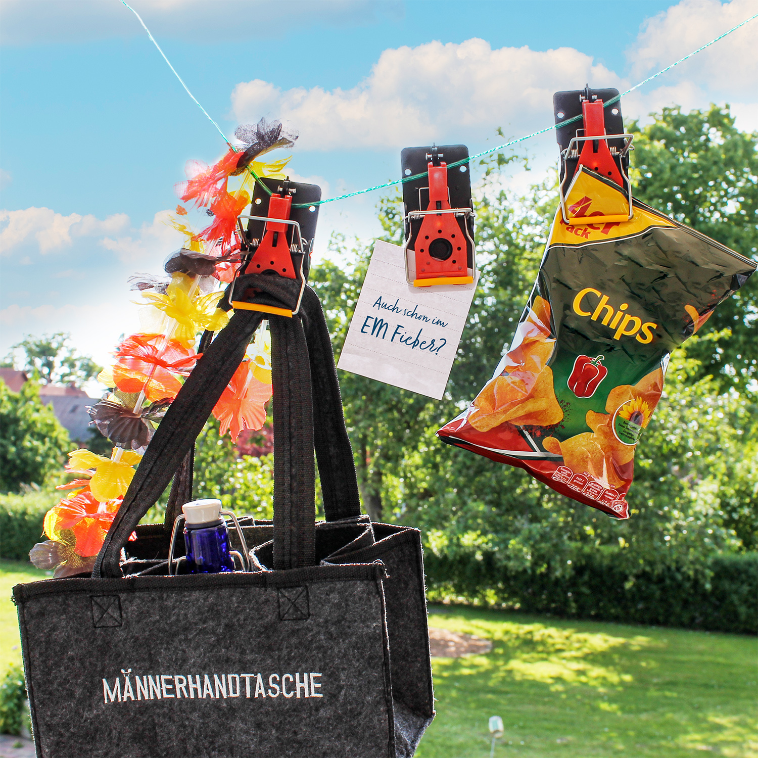 Seid ihr auch schon im EM-Fieber? Mit unseren Deutschland-Fallen lassen sich witzige Deko-Ideen für das Turnier umsetzen.