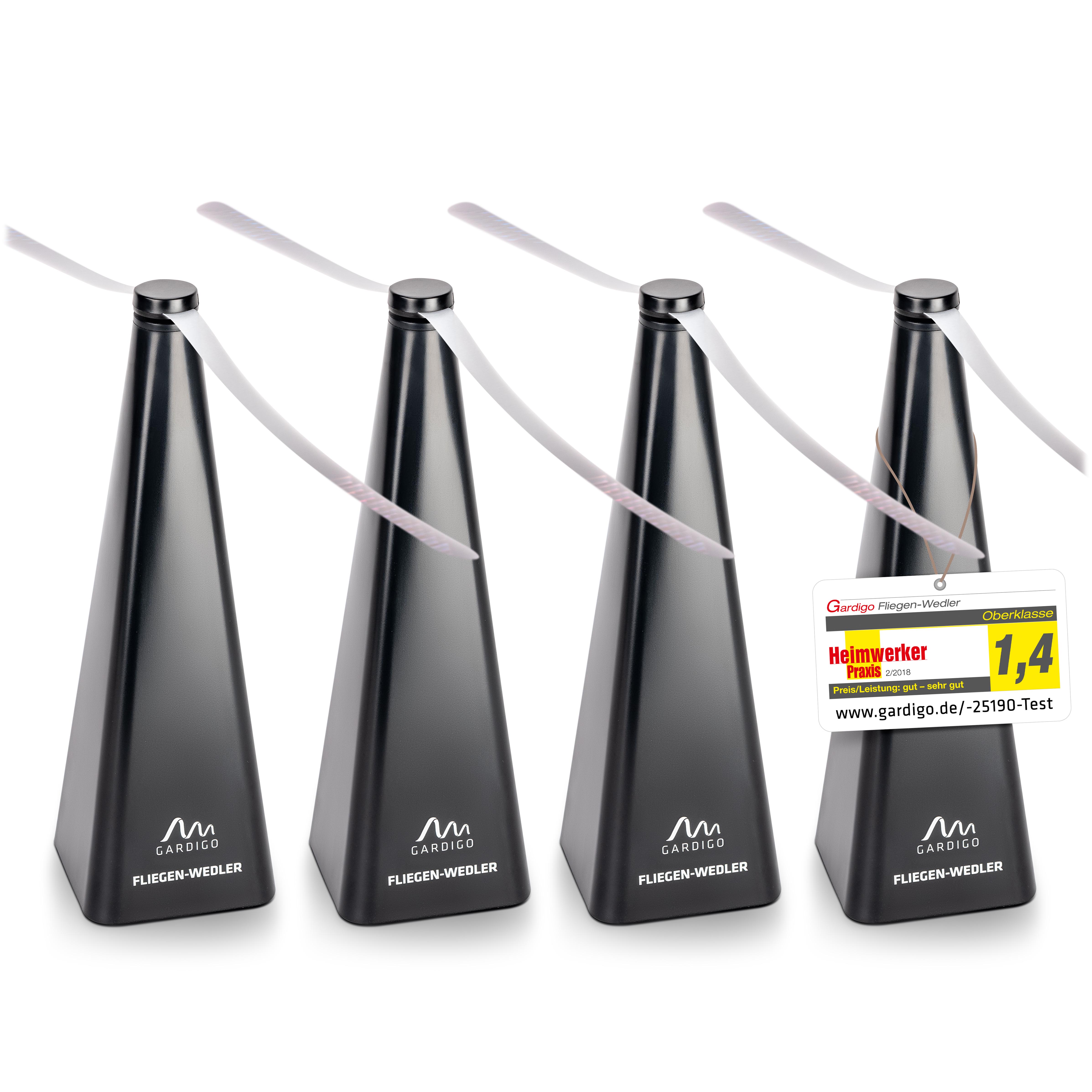 Ventilateur anti mouche de table, pack de 4