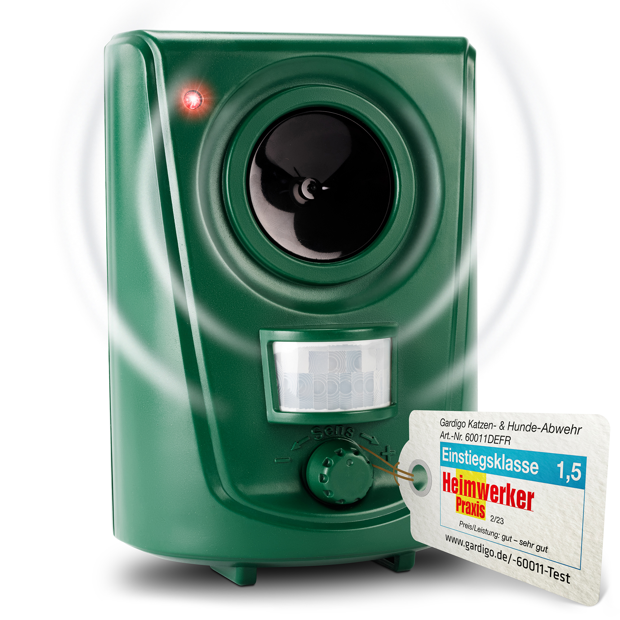 Répulsif chats et chiens à ultrason extérieur