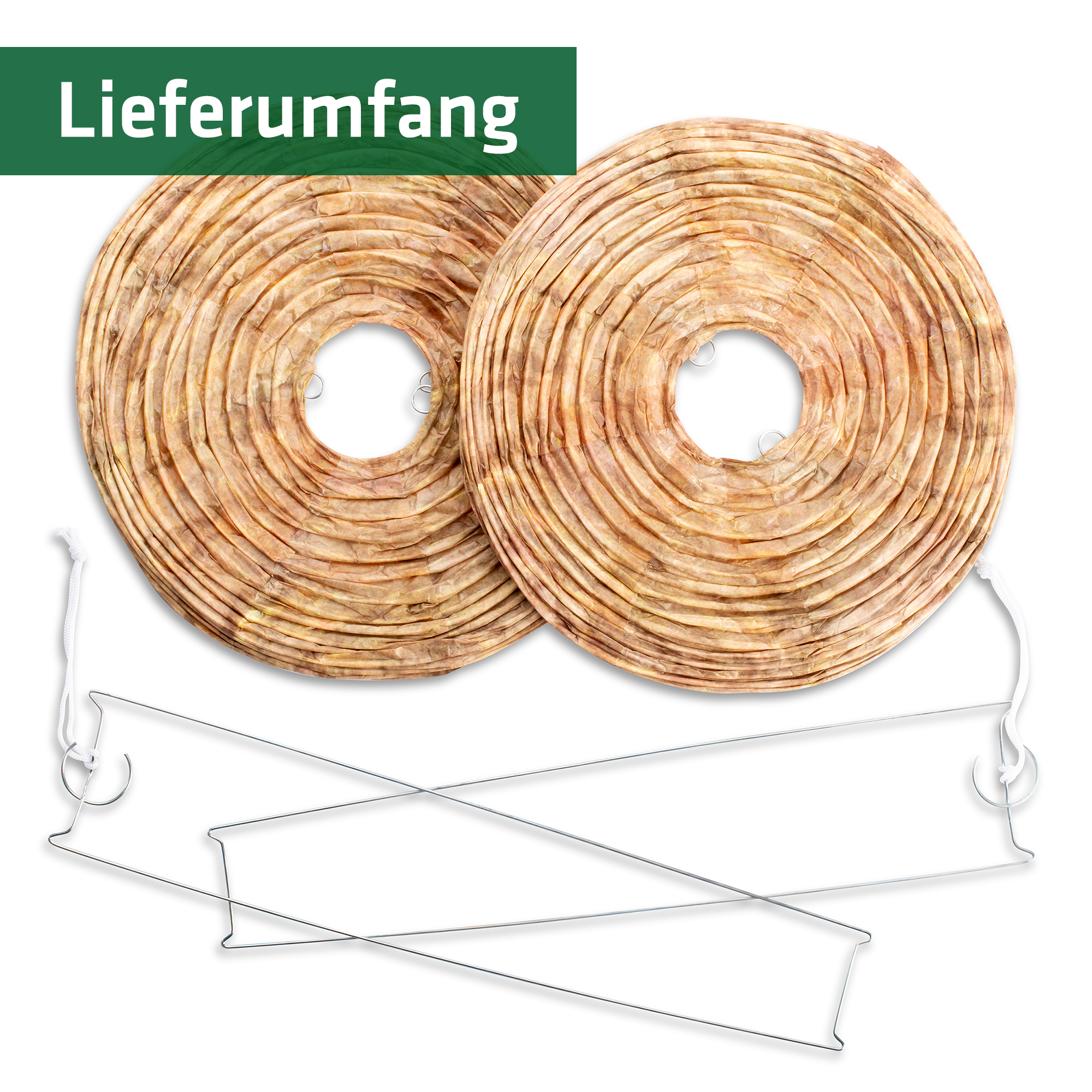 Nid de guêpe artificiel lot de 2